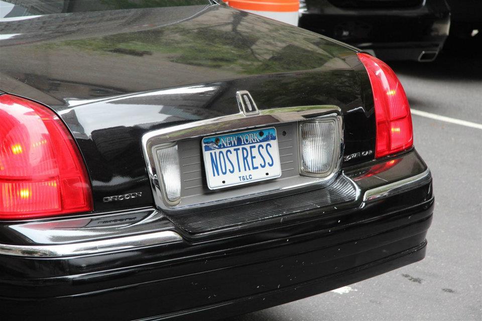 nostress numberplate